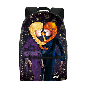 Tất cả trên in thăng hoa trường túi trẻ em sinh viên thiết kế tùy chỉnh vải trường Book Bag với dây đeo vai có thể điều chỉnh ba lô - Product Image 2