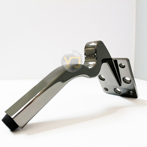 YIJUN Aluminum Alloy Furniture <b>Leg</b> 658 Black Curved Heavy Duty Modern Minimalist Luxury Cabinet <b>Sofa</b> Table Support - Product Image 2
