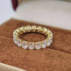 Anillo de Boda de Platino PT900 con Diamante Ovalado Cultivado en Laboratorio de UM Jewelry, para Uso Diario o Fiestas, con Engaste Minimalista para Unisex/Hombres/Mujeres - Product Image 2