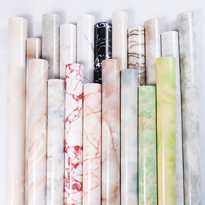 Papier peint moderne en marbre rose 3D, imperméable, auto-adhésif, revêtement <span class=keywords><strong>mural</strong></span> en vinyle, film décoratif géométrique pour cuisine, pour appartement - Product Image 5