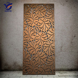 Design salon bureau décor porte coulissante mur intérieur panneau écran cloison mobile chambre pliable séparateur métallique étagère noire - Product Image 2