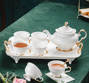Juego de Taza y Platillo de Cerámica para Café Turco, Vajilla Premium para Café y Té, Gran Venta - Product Image 5