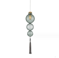 Nordique Creative Salle À Manger En Verre Pendentif Lumières Moderne Simple Chambre Étude Bar Personnalité Designer Lustre