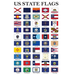 <span class=keywords><strong>Bandera</strong></span> de <span class=keywords><strong>Alabama</strong></span>, EE. UU., Personalizada, para Interiores/Exteriores, 3x5 Pies, Poliéster de Alta Calidad con Ojales de Latón - Product Image 3