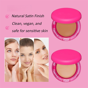 Polvo de base de maquillaje corporal facial de larga duración, polvo facial prensado de etiqueta privada - Product Image 3