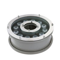 Projecteur LED Submersible IP68 DMX512 RGB à Télécommande, Lampe Haute Intensité en Aluminium Moulé pour Projets de Jardin et Piscine
