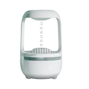 Humidificateur ABS portable 500ml H2O Diffuseur anti-gravité avec huile essentielle USB et goutte d'eau pour une utilisation en hôtel