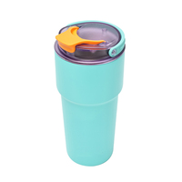 Gobelet isotherme à double paroi en acier inoxydable 304 avec logo personnalisé, poignée en option, capacité variable, pour café, camping, utilisation en voiture