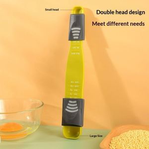 Kitchen Household Adjustable <b>Measuring</b> <b>Spoon</b> with Gram Scale ABS Material Hand Wash Only No Brand - Product Image 2