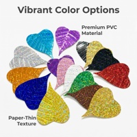 Paillettes en vrac en gros, style multi-tailles, paillettes en PVC dorées
