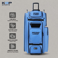 Borsa per Attrezzatura da Baseball e Softball Carolina Blue da 38 Pollici, Grande Capacità, con Ruote Resistenti da 4 Pollici, Pronta per la Spedizione