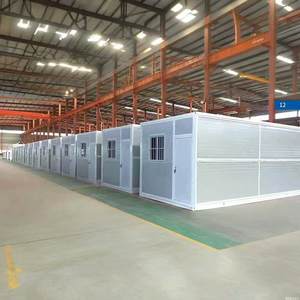आवास और कार्यालय उपयोग के लिए उच्च गुणवत्ता वाले फोल्डेबल और मोबाइल प्रीफैब्रिकेटेड जेड तह कंटेनर हाउस - Product Image 2