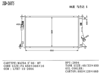 JD 26075 Nouveaux radiateurs de moteur pour LFB7-15-200A MAZDA 5 2006 Radiateur de refroidissement en aluminium brasé MT 2006-MT