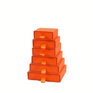 Kraft <b>Empty</b> Drawer Type Jewelry Bracelet Full Set Paper Packing Draw <b>Gift</b> <b>Boxes</b> Cardboard <b>Gift</b> Packing - Product Image 2