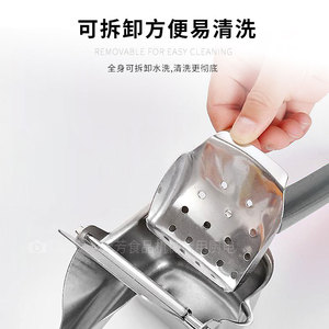 Exprimidor Manual de Acero Inoxidable 304, Exprimidor de Frutas y Granadas de Alta Resistencia, Herramienta de Cocina Portátil - Product Image 2