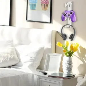 Support de rangement universel pour manette de jeu Support mural pour écouteurs Support transparent pour <span class=keywords><strong>ps5</strong></span> SLIM/PS4 Accessoires - Product Image 3