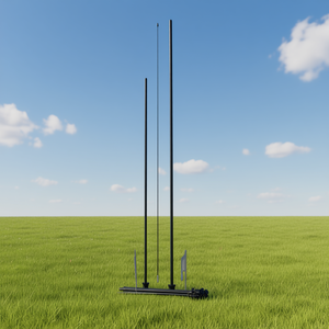 Kit de Mástil para Bandera de Pluma de 12.7 Pies de Aluminio con Estacas para Sujeción al Suelo para Banderas Tipo Swooper - Product Image 2