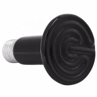 Lampe chauffante en céramique à infrarouge lointain 220V 100W pour reptiles, dragon barbu, serpent, lézard, poulailler