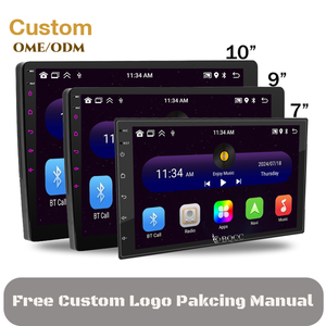 Autoradio GPS Android 14 Double Din 10 pouces BQCC avec IA vocale intelligente, WiFi, Mirror Link et <span class=keywords><strong>lecteur</strong></span> multimédia, garantie 2 ans pour KIA - Product Image 1