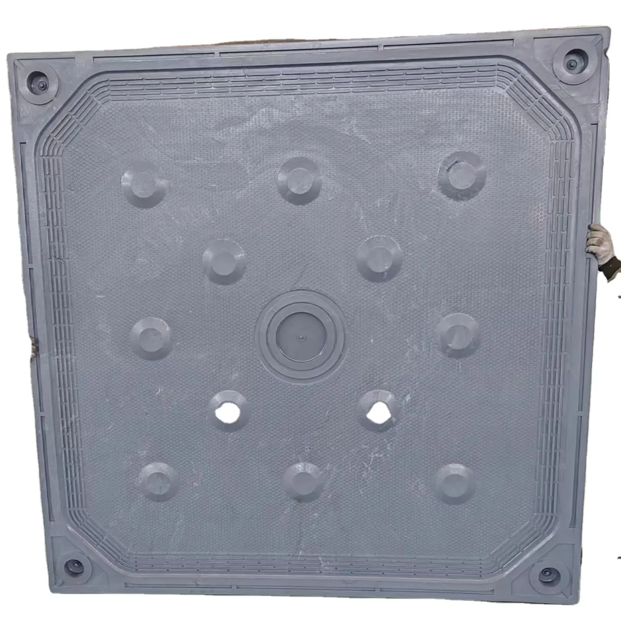 250-2000mm Size High Press Membrane Chamber Recess Filter Plate Enhanced PP Filter Plate For Sale