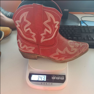 <span class=keywords><strong>Botas</strong></span> <span class=keywords><strong>de</strong></span> Cuero para <span class=keywords><strong>Mujer</strong></span>, Otoño-<span class=keywords><strong>Invierno</strong></span> <span class=keywords><strong>2022</strong></span>, Estilo Independiente, Talla Grande, Bordadas, Punta en Pico - Product Image 6