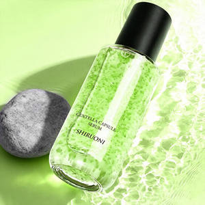 Serum Wajah Perbaikan Menenangkan dengan Kapsul Minyak Mikro Beads Warna Hijau Perawatan Kulit LOGO OEM <span class=keywords><strong>Centella</strong></span> <span class=keywords><strong>Asiatica</strong></span> - Product Image 3