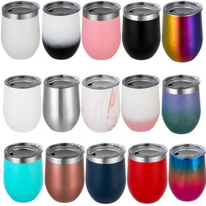 Tazza a Forma di Uovo in Acciaio Inox 304, Tazza Termica <span class=keywords><strong>per</strong></span> Acqua, Rivestimento in Plastica Spray, 12oz, Tazza <span class=keywords><strong>per</strong></span> <span class=keywords><strong>Auto</strong></span>, Calice <span class=keywords><strong>per</strong></span> Vino - Product Image 2