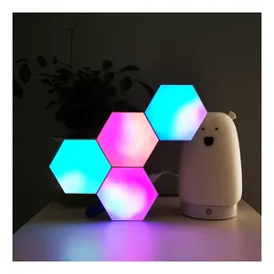 Sounds Control Sensitive Decoration Smart Lighting Multicolor Led Night Light Hexagon Light