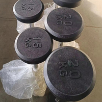 Barre de musculation ronde en caoutchouc de haute qualité, barre fixe pour curls, équipement de gym populaire pour la musculation, pièces et accessoires de machine d'exercice