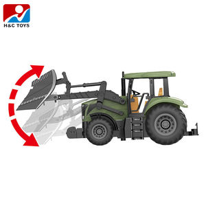 Tracteur de ferme télécommandé 7 canaux 2,4 GHz avec remorque et chargeur pour enfants - Product Image 2