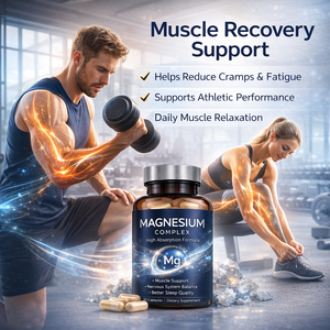 Suplemento de Magnesio Complejo Premium para la Relajación Muscular, Mejor Sueño, Equilibrio del <span class=keywords><strong>Sistema</strong></span> <span class=keywords><strong>Nervioso</strong></span>, Cápsulas de Alta Biodisponibilidad - Product Image 5