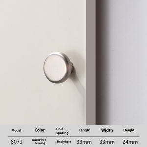Style nordique moderne Simple haut de gamme bouton en alliage de Zinc longue poignée pour armoire armoire tiroir chaussures Design minimaliste français - Product Image 6