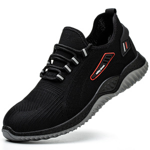 Chaussures de sécurité basses pour hommes, transfrontalières, respirantes, résistantes à l'écrasement, anti-perforation, anti-abrasion, protection électrique 6kV, idéales pour l'été - Product Image 5