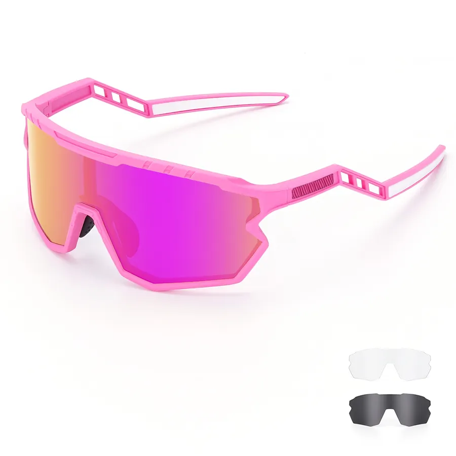 2024 neue OEM polarisierte Baseball-Outdoor-Linsen Damen Herren Sonnenbrille individuelles Logo Fahrradfahren Sport-Sonnenbrille