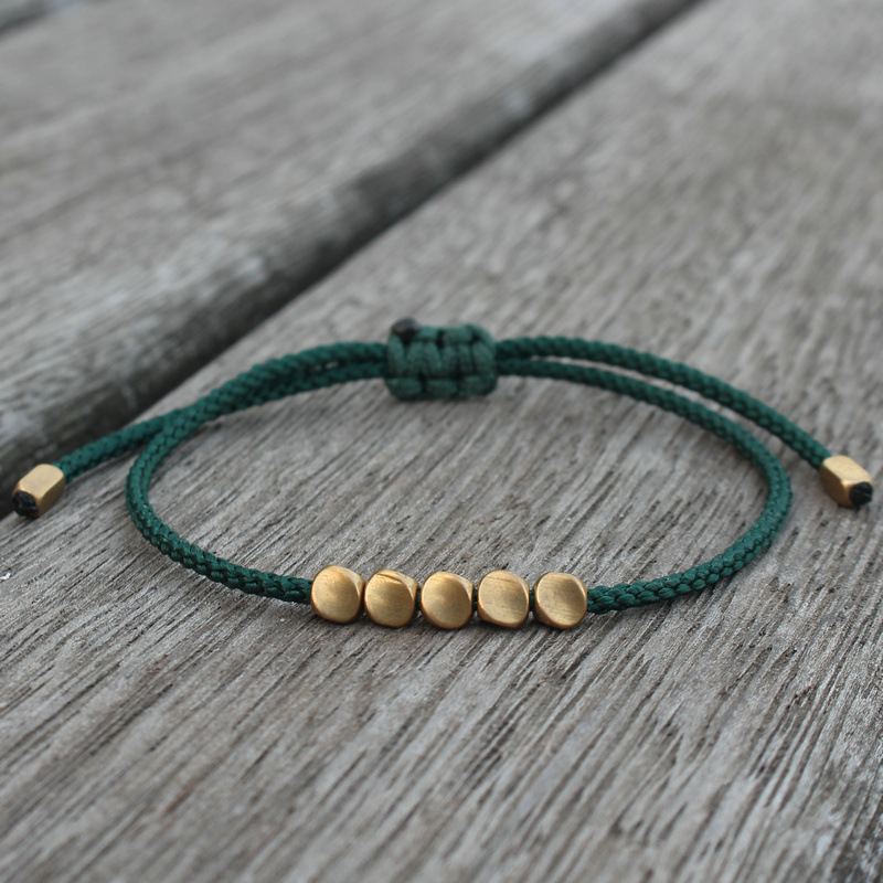 Braccialetti tibetani fatti a mano con cordino rosso fortunato per braccialetti dell'amicizia con protezione della kabbale buddista intrecciata da donna per uomo  36