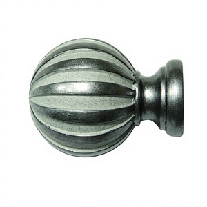 ปลายเสาแขวนผ้าม่านโลหะสำหรับตกแต่งหน้าต่าง ขายตรงจากโรงงาน - Product Image 4