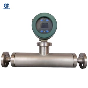 Pengukur Aliran Massa Coriolis Tipe Terintegrasi/Terpisah Digital Pemantauan Real-Time Pengukuran Kepadatan Air Gas Akurasi +/-0.2% - Product Image 4