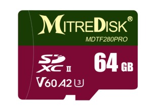 Thẻ nhớ Trans-Flash TF <span class=keywords><strong>Micro</strong></span> Secure Digital <span class=keywords><strong>SD</strong></span> SDXC Máy ảnh chuyên nghiệp Video Ultra Extreme Pro Speed ​​MDTF280PRO - Product Image 1