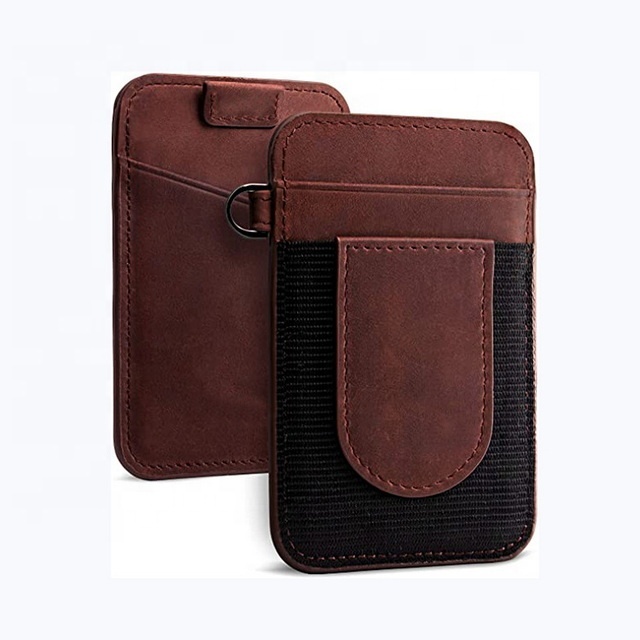 Genuine Leather Slim Wallet with RFID