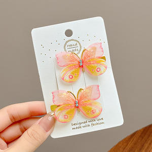 Forcina a farfalla Super carina per bambine accessorio per copricapo antico per fermagli per capelli - Product Image 5