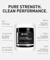 Creatina Monohidrato en Polvo para Deportistas, Favorece el Crecimiento Muscular, la Fuerza y la Función Cognitiva, Compatible con OEM y ODM
