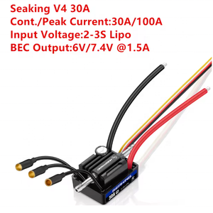 Nouveau <span class=keywords><strong>Hobbywing</strong></span> Seaking30A/60A/90A/120A/160A V4 ESC grand courant intégré BEC LP67 entièrement étanche haute poussée pour bateau RC - Product Image 2