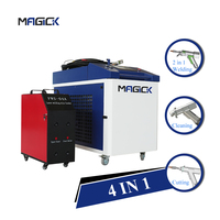 Bon prix 4 en 1 6kw machine de soudage laser soudures 4 fibres de fil 3000w Machine de soudage laser