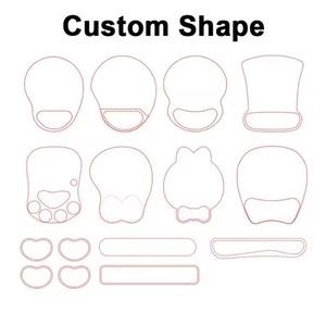 Wholesale Mat for Promotional Office Business Gifts Custom Logo Printed Mousepads Blank Mouse Pads With Wrist Rest - Product Image 5