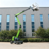HAOKUN Selbstfahrende Hydraulische/Diesel/Elektrische Hubarbeitsbühne mit 200 KG Tragfähigkeit für Outdoor-Baumaschinenverleih