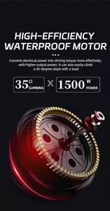 มอเตอร์ไซค์สมรรถนะสูง 60V 2000W สำหรับผู้ใหญ่ 3 สปีด ระบบเซ็นเซอร์ดิจิตอลอัจฉริยะ ความเร็ว 43 ไมล์ต่อชั่วโมง ระบบเบรกแบบดิสก์ - Product Image 3