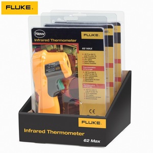 Thermomètre infrarouge Fluke 62 Max avec écran LCD, plage de température de 30 à 500 °C, résistant à l'eau et à la poussière - Product Image 2