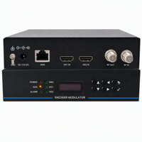 Mini Codificador Modulador RF Digital de Doble Canal HD para DTMB ATSC ISDB-T DVB-C DVB-T2 CATV