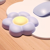 Tapis de souris ergonomique en mousse à mémoire de forme, anti-rayures, anti-radiation, résistant à l'eau, avec repose-poignet pour ordinateur de jeu