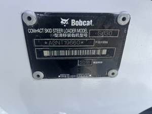 Pour Bobcat S630 Skid Steer Loader Mini chargeur frontal avec moteur Kubota utilisé pour les composants de base des fermes Boîte de vitesses incluse - Product Image 2